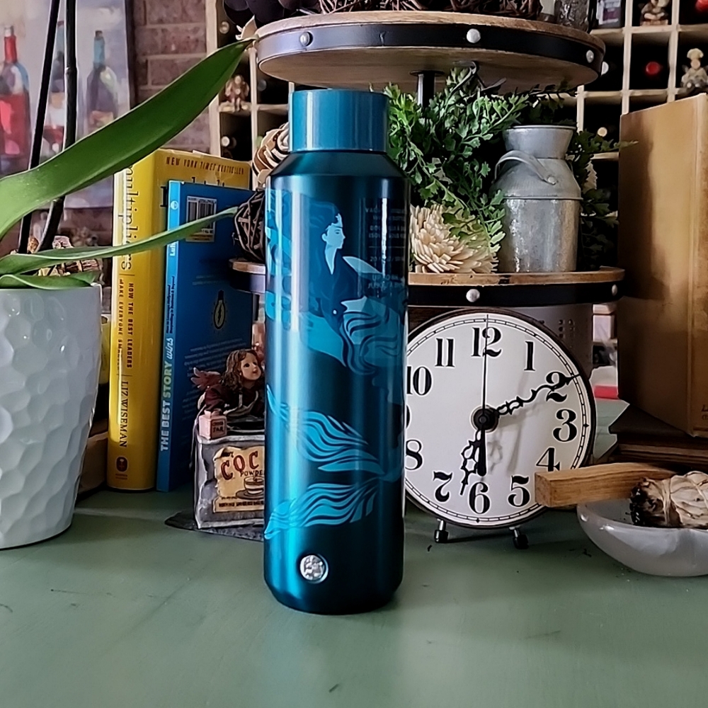 NWT Starbucks Spring 2023 Vacuum Insul.Teal Mermaid Stainless Steel Tumbler 20oz